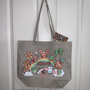 Tokidoki Hawaii Exclusive Canvas Tote Bag NEW!